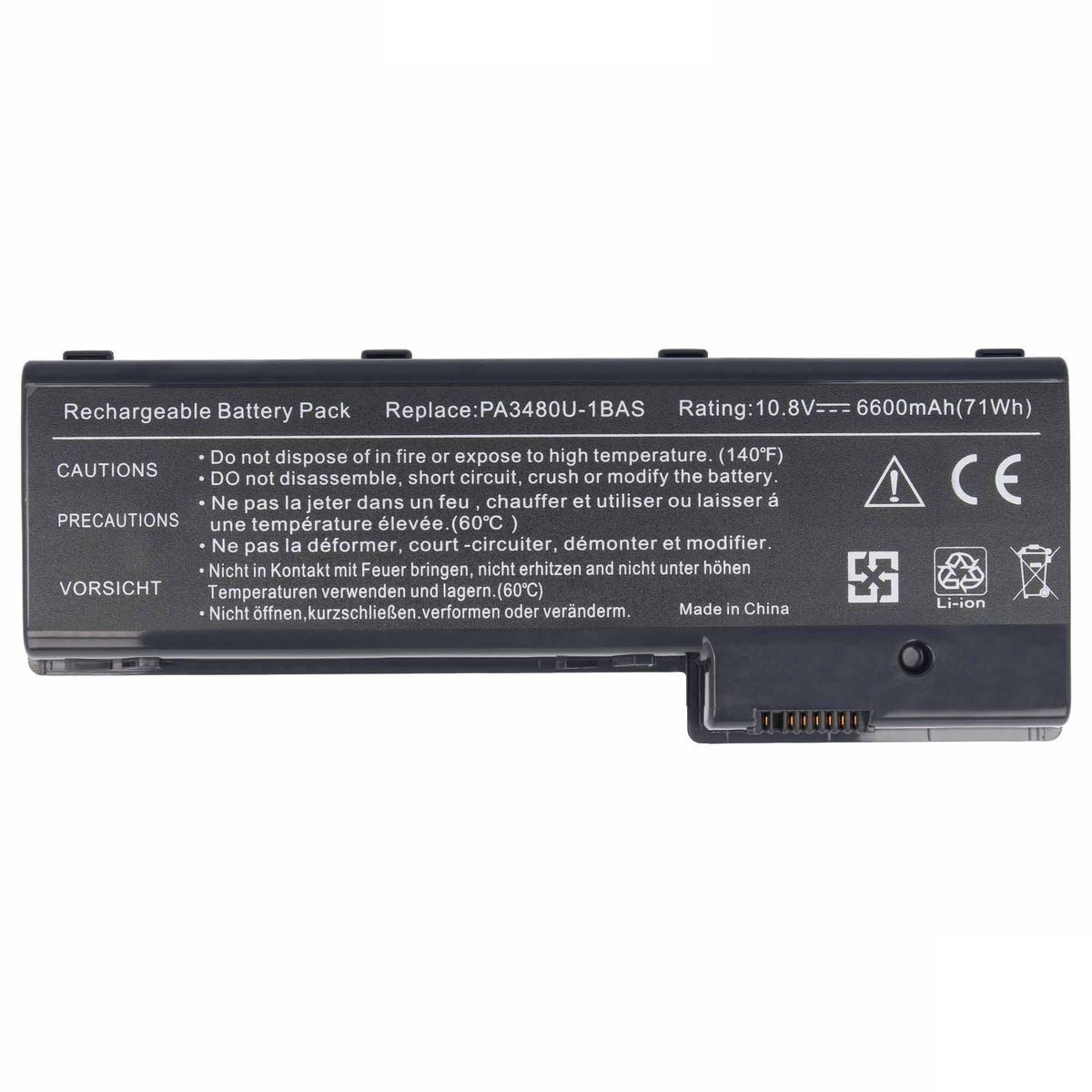 20108472-2d-0003 Батерия за лаптоп TOSHIBA Satellite P100-102, PA3479U-1BRS - Изображение 1