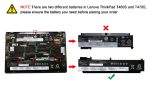 Батерия за лаптоп LENOVO T470S, 00HW022 - Изображение 2