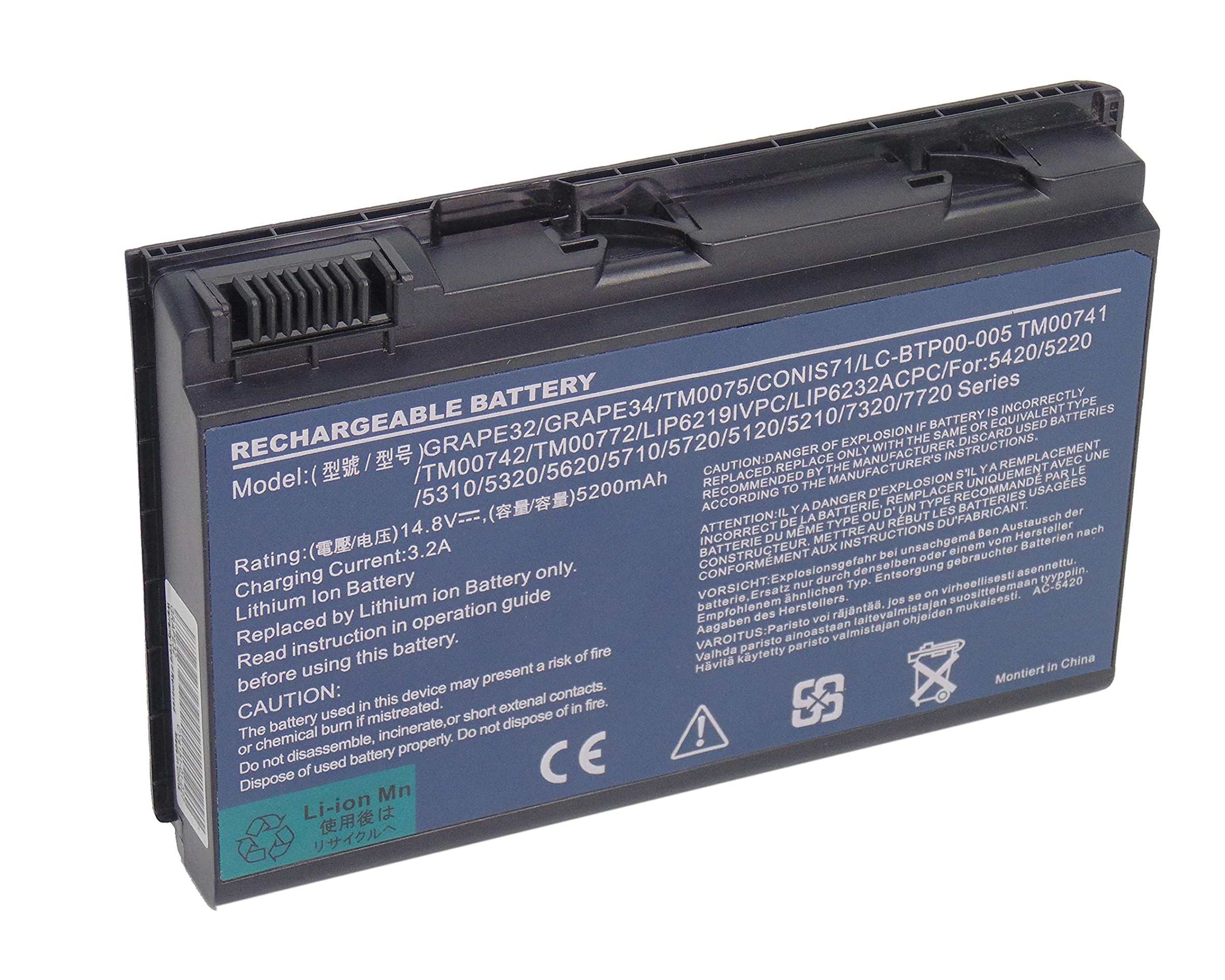817uzp6rDtL Батерия за лаптоп ACER Extensa 5210-300508, GRAPE34 - Изображение 1