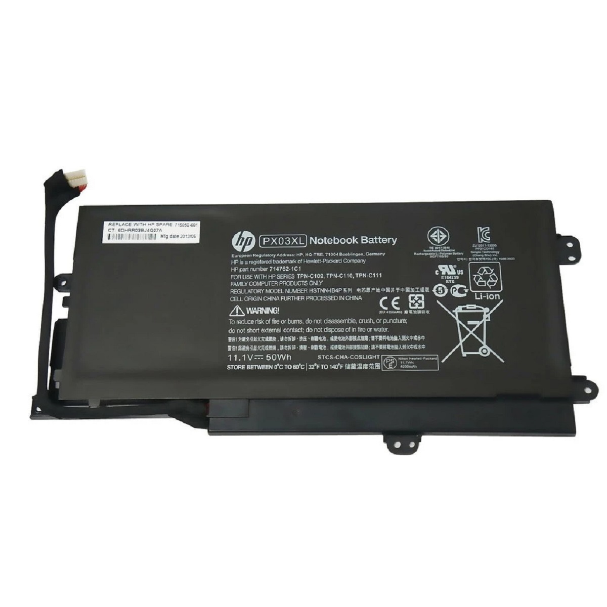 vn-11134211-7r98o-ltutr89fhn2l6e Батерия за лаптоп HP ENVY 14 sleekbook, PX03XL - Изображение 1