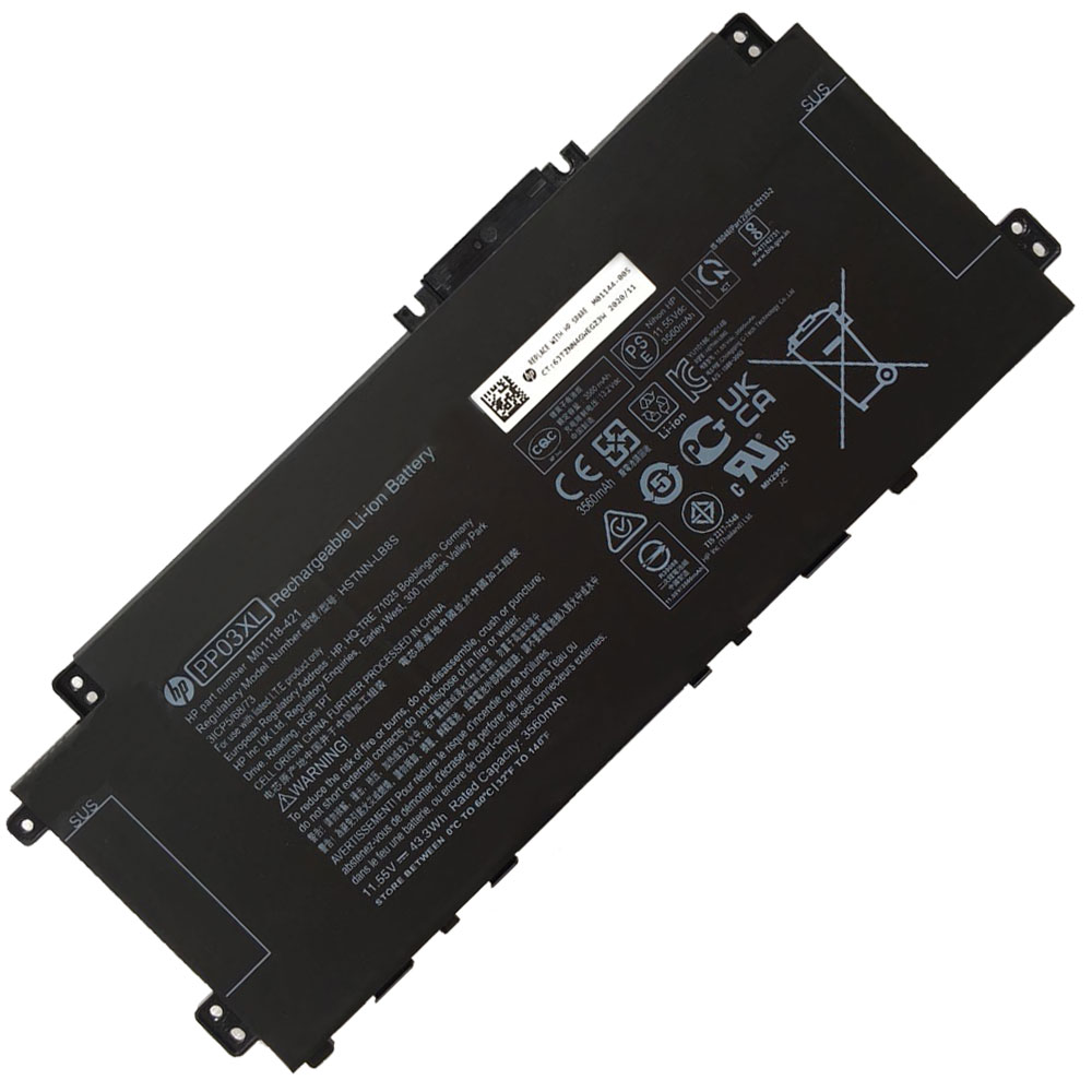 124202235250-1 Батерия за лаптоп HP Pavilion 13 14 x360 Series, PP03XL - Изображение 1