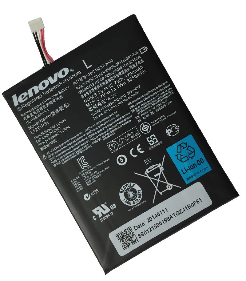 20160707145958-19 Батерия за лаптоп LENOVO IDEATAB A2107A 8GB 7IN TABLET, L12T1P31 - Изображение 1
