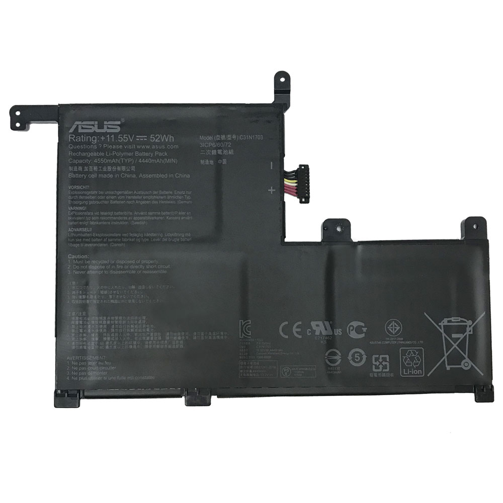 2018823233029-5 Батерия за лаптоп ASUS ZenBook Flip UX561UA, C31N1703 - Изображение 1