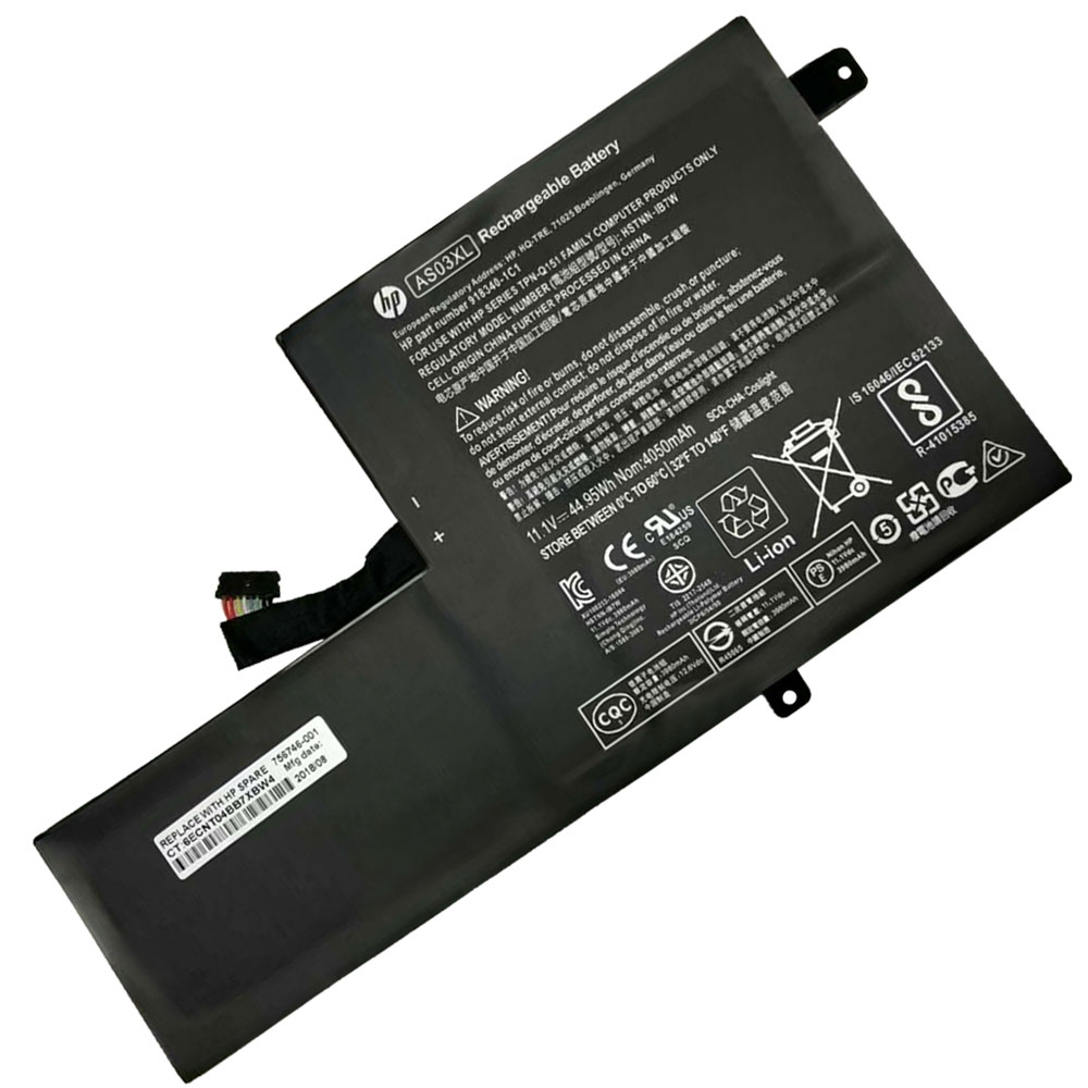 201941410443-1 Батерия за лаптоп HP Choromebook 11 G5 series, AS03XL - Изображение 1