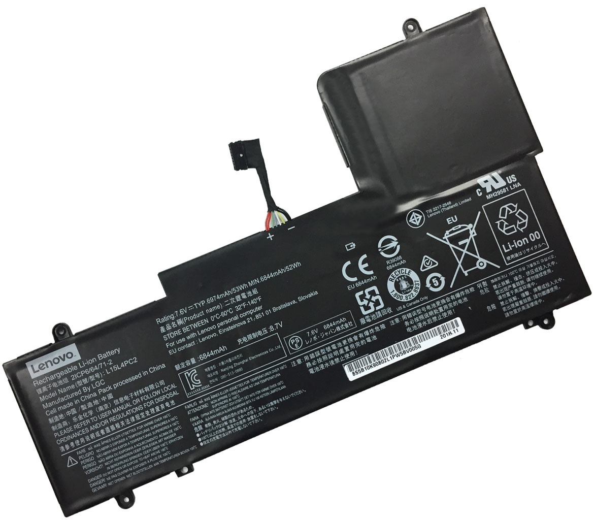 20196641355-5 Батерия за лаптоп LENOVO Yoga 710-14LSK, L15L4PC2 - Изображение 1