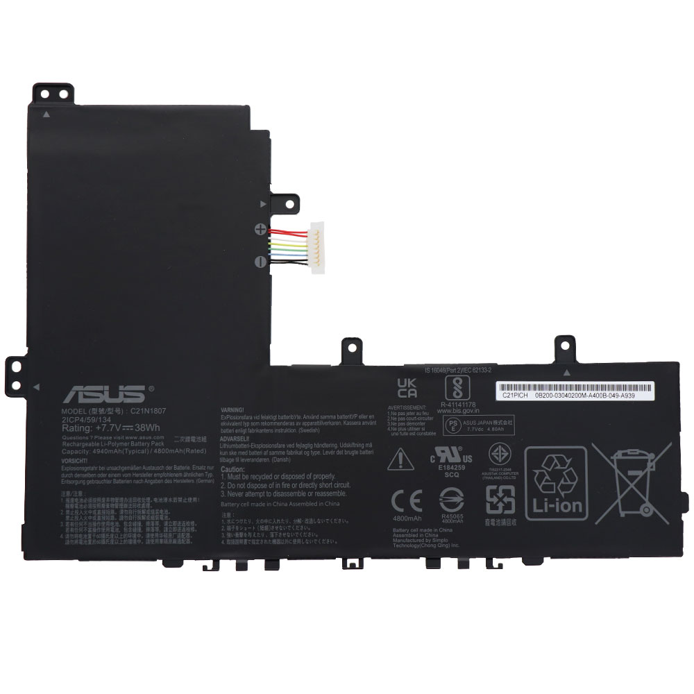 22202235125-74 Батерия за лаптоп ASUS ChromeBook C223NA, C21N1807 - Изображение 1