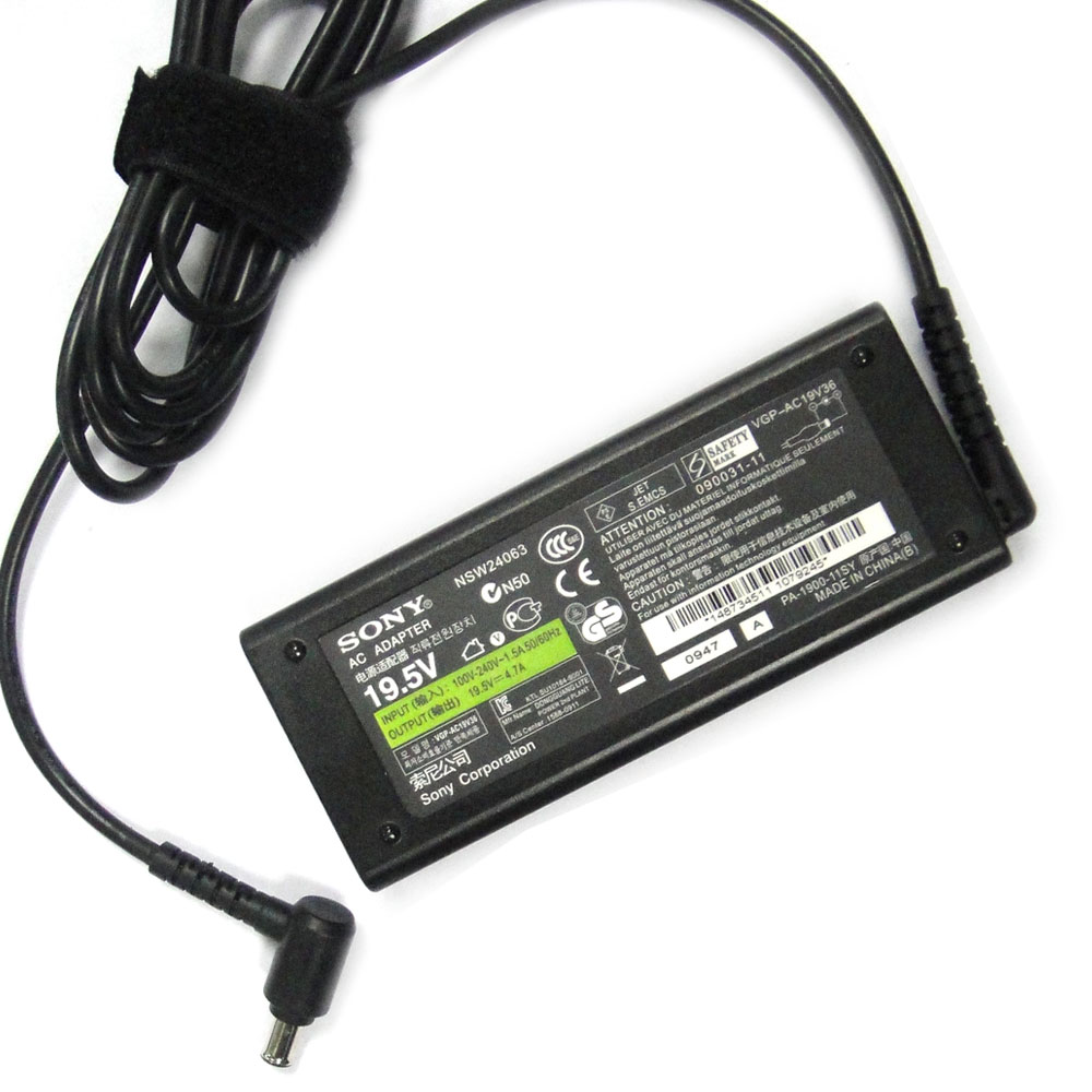 827202291814-266 Зарядно за лаптоп SONY VGN-A600, PCGA-AC19V10 & - Изображение 1