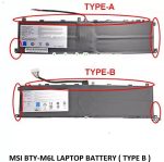 Батерия за лаптоп MSI GS65, BTY-M6L - Изображение 2