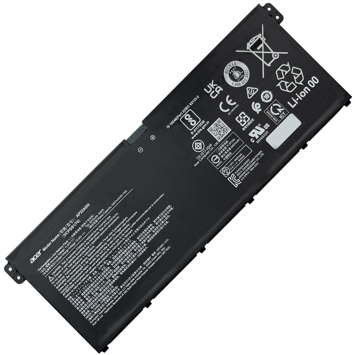 ACER-AP22ABN-1774438050 Батерия за лаптоп ACER Swift Go SFG14-41 series, AP22ABN - Изображение 1