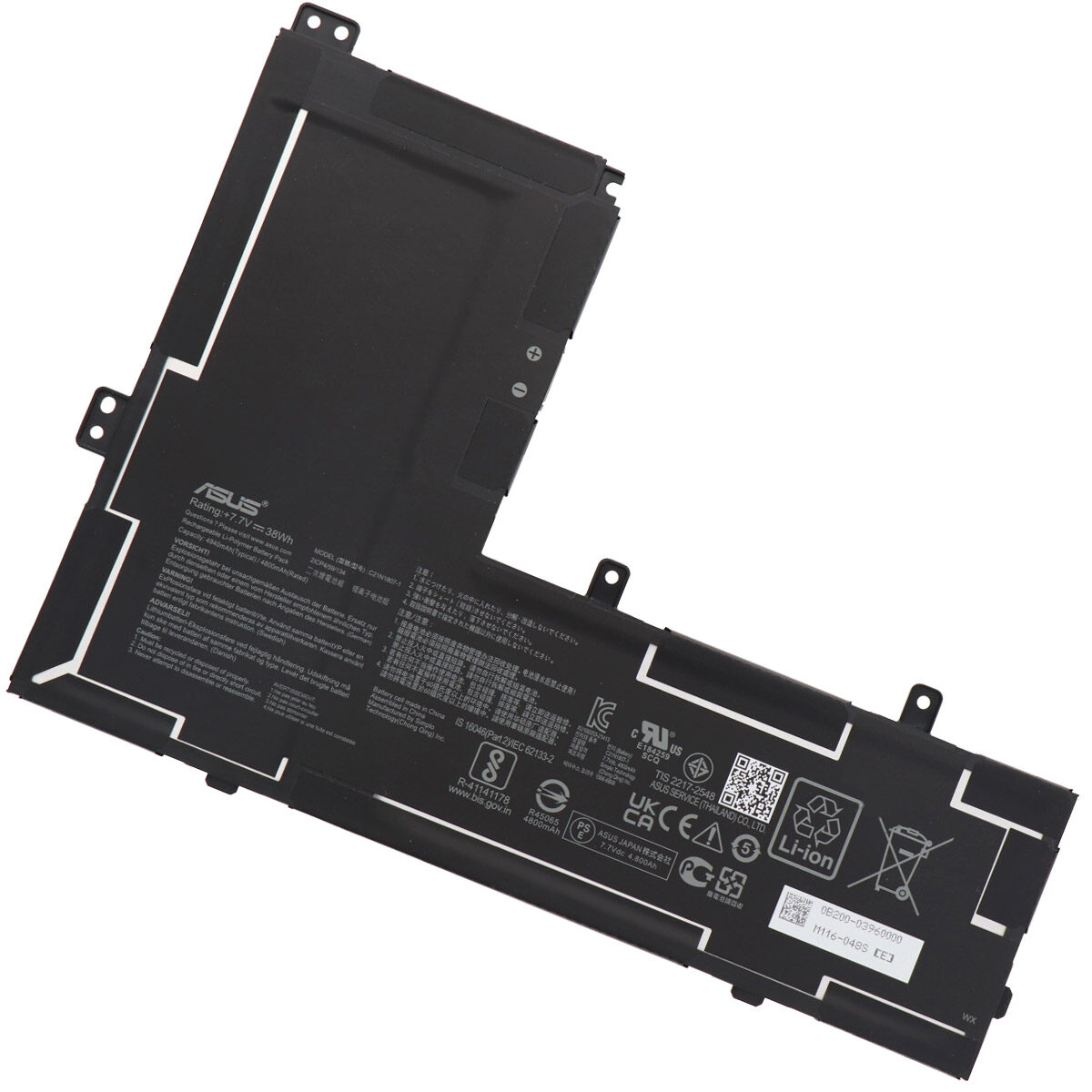 ASUS-CX1400CNC21N1807-1-1774438247 Батерия за лаптоп ASUS ChromeBook CX1, C21N1807-1 - Изображение 1