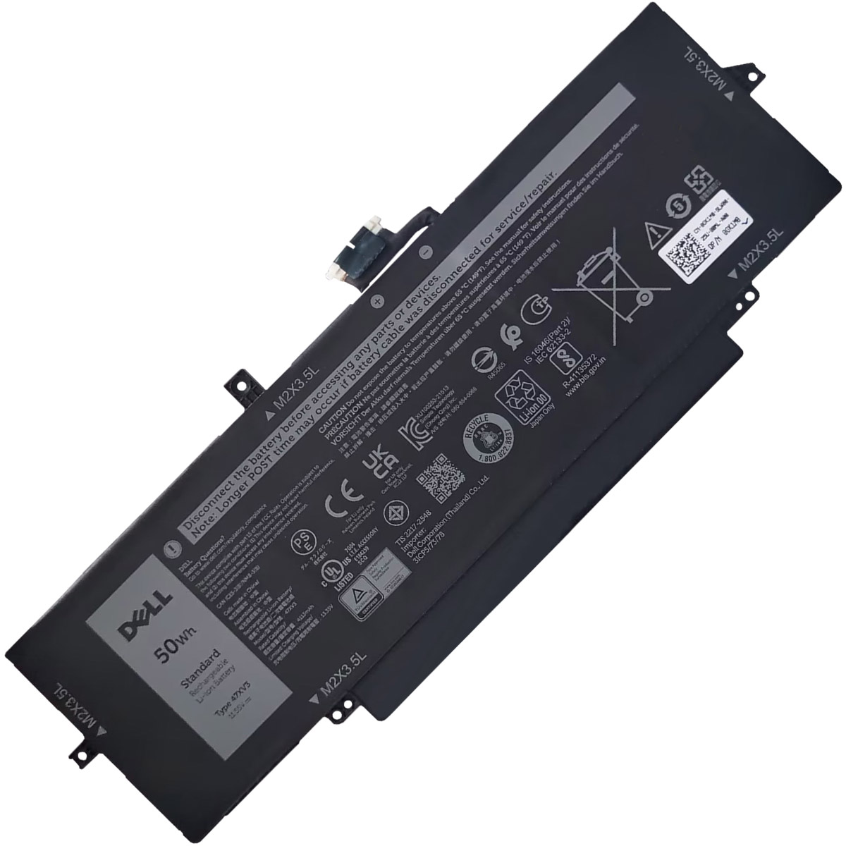 DELL-E933047XV3-1774437607 Батерия за лаптоп DELL Latitude 9330, 47XV3 - Изображение 1