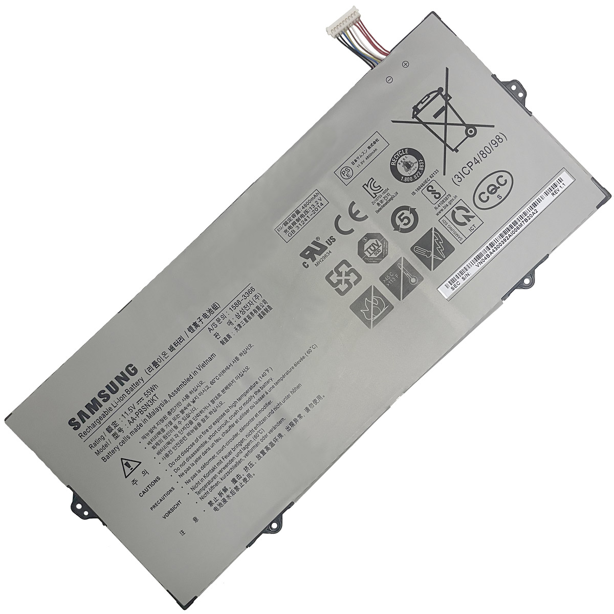 SAMSUNG-NP930MBEAA-PBSN3KT-1774438304 Батерия за лаптоп SAMSUNG Notebook 7 NP730XBE Series, AA-PBSN3KT - Изображение 1